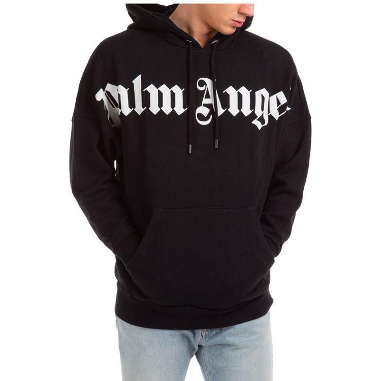 PALM ANGELS Front Logo Hoodie Black PMBB036R206360011001 圖 5