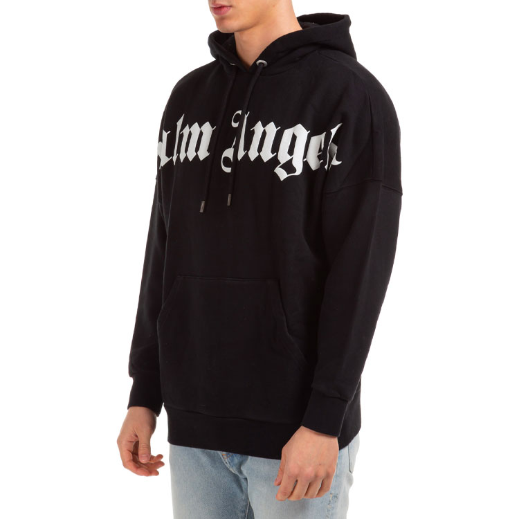 PALM ANGELS Front Logo Hoodie Black PMBB036R206360011001 圖 7