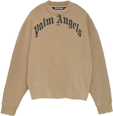 PALM ANGELS FW21 Sudadera Marrón Arc Logo Crewneck para Hombre. PMBA026F21FLE0046110 Order PALM ANGELS FW21 Sudadera Marrón Arc Logo Crewneck para Hombre. PMBA026F21FLE0046110