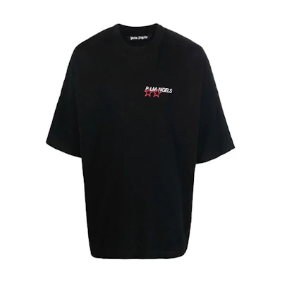 PALM ANGELS FW21 Back Print Short Sleeve T-Shirt Men’s Black PMAA041F21JER0021001