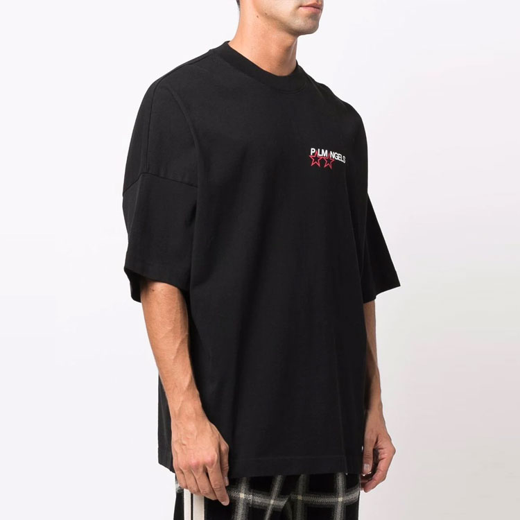PALM ANGELS FW21 Back Print Short Sleeve T-Shirt Men’s Black PMAA041F21JER0021001 圖 4