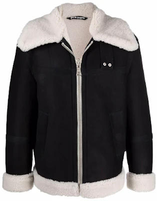 Chaqueta Negra Palm Angels FW21 Patchwork Gráfica Manga Larga Hombre PMJA012F21LEA0011060 Buy Chaqueta Negra Palm Angels FW21 Patchwork Gráfica Manga Larga Hombre PMJA012F21LEA0011060