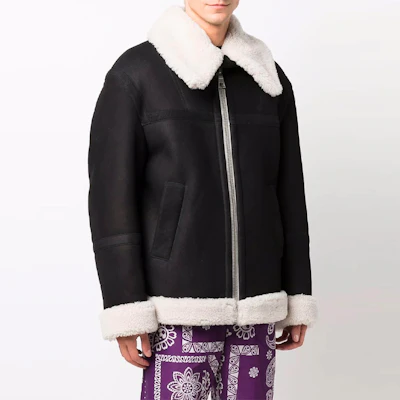 Chaqueta Negra Palm Angels FW21 Patchwork Gráfica Manga Larga Hombre PMJA012F21LEA0011060 Purchase Chaqueta Negra Palm Angels FW21 Patchwork Gráfica Manga Larga Hombre PMJA012F21LEA0011060