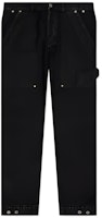PALM ANGELS FW21 Black Straight-Leg Casual Pants . PMCA099F21FAB0011010 PALM ANGELS FW21 Black Straight-Leg Casual Pants . PMCA099F21FAB0011010