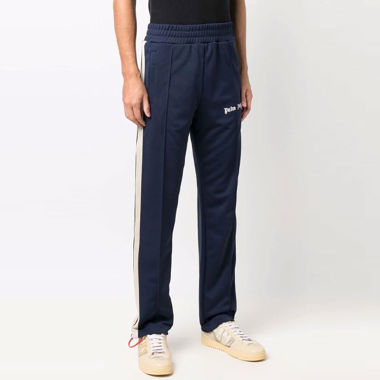 Details for PALM ANGELS FW21 Blue Track Pants Autumn Collection PMCA007F21FAB0024601