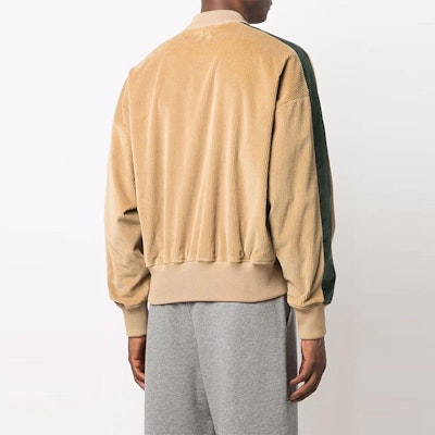 PALM ANGELS FW21男士棕色灯芯绒拼边夹克 PMBD031F21FAB0026110 Shop PALM ANGELS FW21男士棕色灯芯绒拼边夹克 PMBD031F21FAB0026110