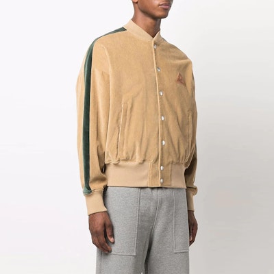 PALM ANGELS FW21男士棕色灯芯绒拼边夹克 PMBD031F21FAB0026110 Purchase PALM ANGELS FW21男士棕色灯芯绒拼边夹克 PMBD031F21FAB0026110