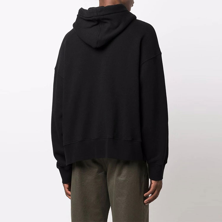 Shop パームエンジェルス FW21 ハートロゴ ブラックフーディー カジュアルウェア PMBB058F21FLE0061032