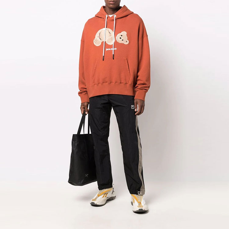 Lookbook PALM ANGELS FW21 徽标补丁运动长裤. PMCA090F21FAB0021001