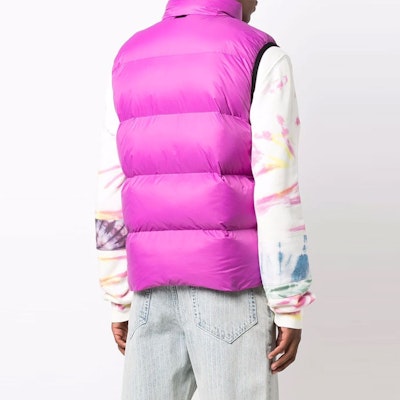 PALM ANGELS FW21 紫色棉衣背心棕榈树标志补丁. PMEA171F21FAB0013201 Purchase PALM ANGELS FW21 紫色棉衣背心棕榈树标志补丁. PMEA171F21FAB0013201