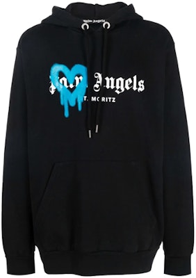 PALM ANGELS FW21 噴漆心形標誌連帽衫 黑色 PMBB003F21FLE0011045 Order PALM ANGELS FW21 噴漆心形標誌連帽衫 黑色 PMBB003F21FLE0011045