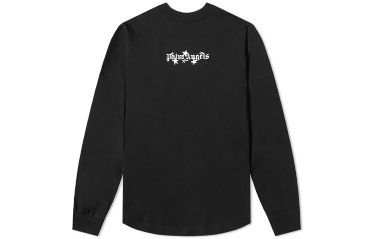 Palm Angels FW21 Star Logo Hoodie Black PMAB001F21JER0021001