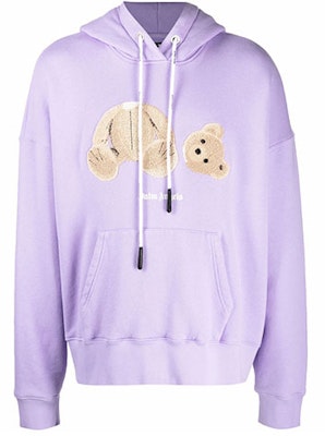 Palm Angels FW21 Teddy Bear Graphic Hoodie Purple Fashion. PMBB058F21FLE0073660 Buy Palm Angels FW21 Teddy Bear Graphic Hoodie Purple Fashion. PMBB058F21FLE0073660
