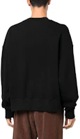 Shop Palm Angels FW22 Sudadera Negra Gráfica Oso Manga Larga de Dibujo Animado PMBA026C99FLE0051060