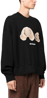 Palm Angels FW22 Sweatshirt Hitam Lengan Panjang Bear Graphic Kartun. PMBA026C99FLE0051060 Purchase Palm Angels FW22 Sweatshirt Hitam Lengan Panjang Bear Graphic Kartun. PMBA026C99FLE0051060