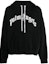Buy PALM ANGELS FW22 Hoodie Hitam dengan Desain Logo Print. PMBB058C99FLE0061001