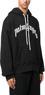 PALM ANGELS FW22 Hoodie Hitam dengan Desain Logo Print. PMBB058C99FLE0061001 Purchase PALM ANGELS FW22 Hoodie Hitam dengan Desain Logo Print. PMBB058C99FLE0061001