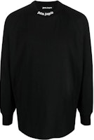 Palm Angels FW22 Black Letter Logo Printed Long Sleeve Sweatshirt. PMAB001C99JER0041001 Palm Angels FW22 Black Letter Logo Printed Long Sleeve Sweatshirt. PMAB001C99JER0041001