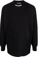 Order Sudadera Negra Palm Angels FW22 Manga Larga con Logo Impreso. PMAB001C99JER0041001