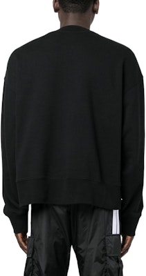 PALM ANGELS FW22 Logo Bintang Hitam Sweatshirt Crewneck. PMBA026C99FLE0081018 Shop PALM ANGELS FW22 Logo Bintang Hitam Sweatshirt Crewneck. PMBA026C99FLE0081018