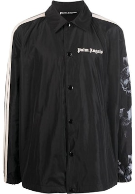 Palm Angels FW22 Letter Print Jacket Black PMEA076F22FAB0021001 Buy Palm Angels FW22 Letter Print Jacket Black PMEA076F22FAB0021001