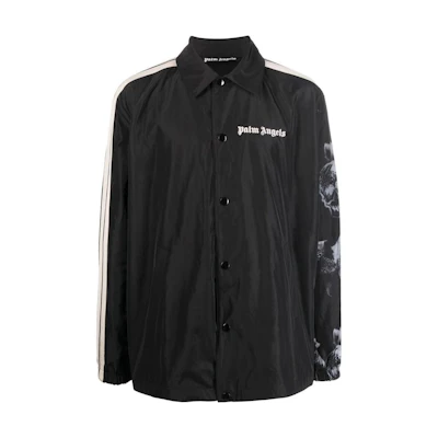 Palm Angels FW22 Letter Print Jacket Black PMEA076F22FAB0021001