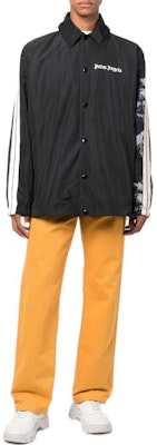 Palm Angels FW22 Letter Print Jacket Black PMEA076F22FAB0021001 Lookbook Palm Angels FW22 Letter Print Jacket Black PMEA076F22FAB0021001