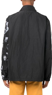 Palm Angels FW22 Letter Print Jacket Black PMEA076F22FAB0021001 Shop Palm Angels FW22 Letter Print Jacket Black PMEA076F22FAB0021001