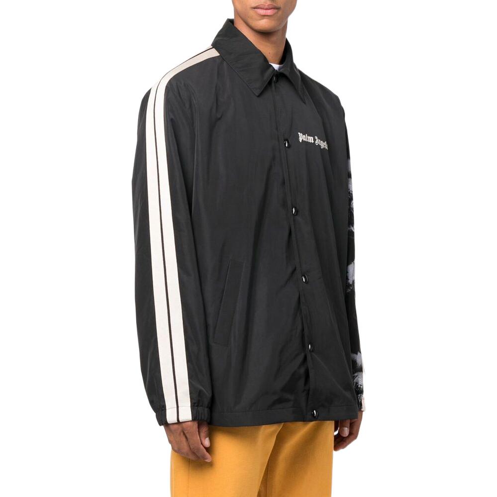 Purchase Palm Angels FW22  Letter Print Jacket Black PMEA076F22FAB0021001