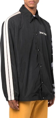 Palm Angels FW22 Letter Print Jacket Black PMEA076F22FAB0021001 Purchase Palm Angels FW22 Letter Print Jacket Black PMEA076F22FAB0021001