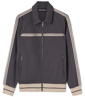 Palm Angels 2022秋冬款深灰色条纹拉链夹克. PMBD038F22FAB0010703 Buy Palm Angels 2022秋冬款深灰色条纹拉链夹克. PMBD038F22FAB0010703