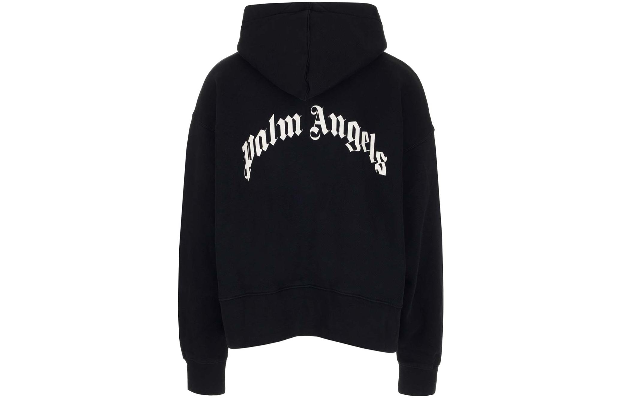 Lookbook パームエンジェルス FW22 バナナプリント プルオーバーフーディー ブラック PMBB058F22FLE0091018