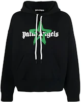 Palm Angels FW22 Black Graphic Logo Pullover Hoodie PMBB058C99FLE0071055 Palm Angels FW22 Black Graphic Logo Pullover Hoodie PMBB058C99FLE0071055