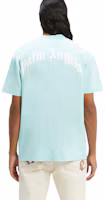 Purchase PALM ANGELS FW22 卡通圖案圓領短袖T恤 男女款 淺藍色 PMAA001C99JER0144060