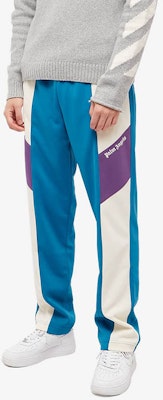 PALM ANGELS FW22 藍色拼色直筒運動長褲 秋季款 PMCJ003F22FAB0014703 Lookbook PALM ANGELS FW22 藍色拼色直筒運動長褲 秋季款 PMCJ003F22FAB0014703