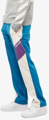 PALM ANGELS FW22 藍色拼色直筒運動長褲 秋季款 PMCJ003F22FAB0014703 Purchase PALM ANGELS FW22 藍色拼色直筒運動長褲 秋季款 PMCJ003F22FAB0014703