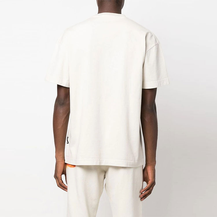 PALM ANGELS FW22 Flame Logo Graphic Crewneck T-Shirt Men’s Off-White. PMAA072F22JER0040310 圖 4