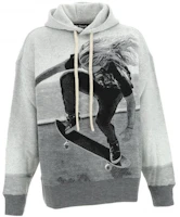 Palm Angels FW22 Graphic Skate Print Pullover Hoodie Grey PMHA055KNI0010810 Palm Angels FW22 Graphic Skate Print Pullover Hoodie Grey PMHA055KNI0010810