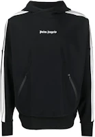 Palm Angels FW22 Logo Print Black Pullover Hoodie Men PMVE001F22FAB00110011001 Palm Angels FW22 Logo Print Black Pullover Hoodie Men PMVE001F22FAB00110011001
