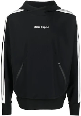 Palm Angels FW22 Logo Print Black Pullover Hoodie Men PMVE001F22FAB00110011001 Buy Palm Angels FW22 Logo Print Black Pullover Hoodie Men PMVE001F22FAB00110011001