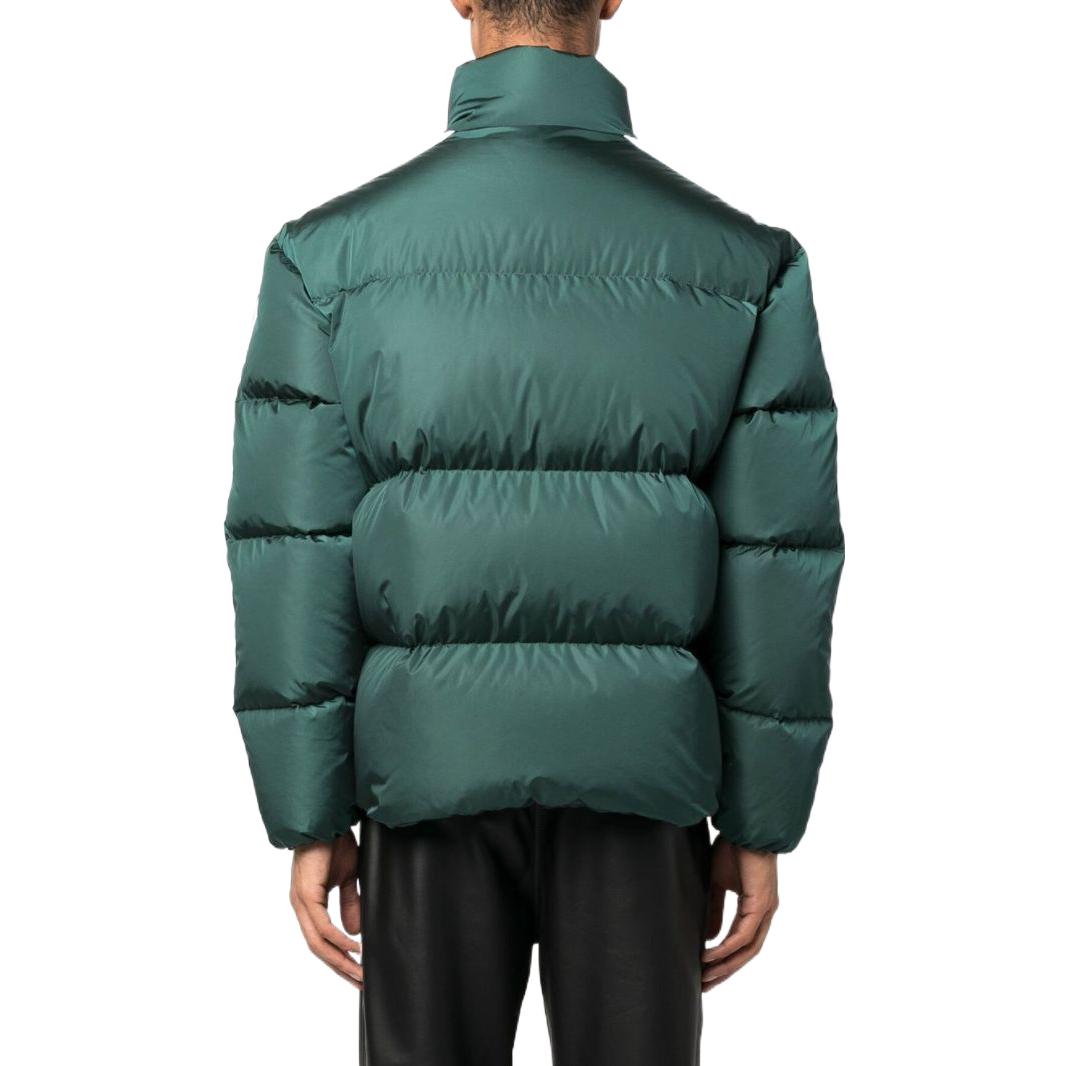 PALM ANGELS FW22 Logo Print Zip-Up Track Jacket Green - . PMED019C99FAB0015501 圖 4