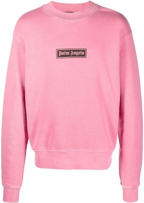 PALM ANGELS FW22 Sudadera Hombre Rosa Logo Impreso Manga Larga. PMBA062F22FLE0013210 Order PALM ANGELS FW22 Sudadera Hombre Rosa Logo Impreso Manga Larga. PMBA062F22FLE0013210