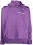 Order PALM ANGELS FW22 Purple Logo Print Hoodie Long Sleeve. PMBD043F22FAB00237033703
