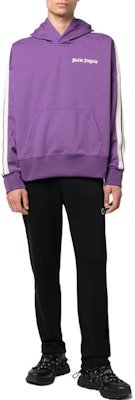 PALM ANGELS FW22 Purple Logo Print Hoodie Long Sleeve. PMBD043F22FAB00237033703 Lookbook PALM ANGELS FW22 Purple Logo Print Hoodie Long Sleeve. PMBD043F22FAB00237033703