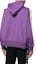Shop PALM ANGELS FW22 Purple Logo Print Hoodie Long Sleeve. PMBD043F22FAB00237033703
