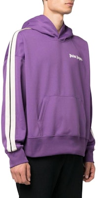 PALM ANGELS FW22 Purple Logo Print Hoodie Long Sleeve. PMBD043F22FAB00237033703 Purchase PALM ANGELS FW22 Purple Logo Print Hoodie Long Sleeve. PMBD043F22FAB00237033703