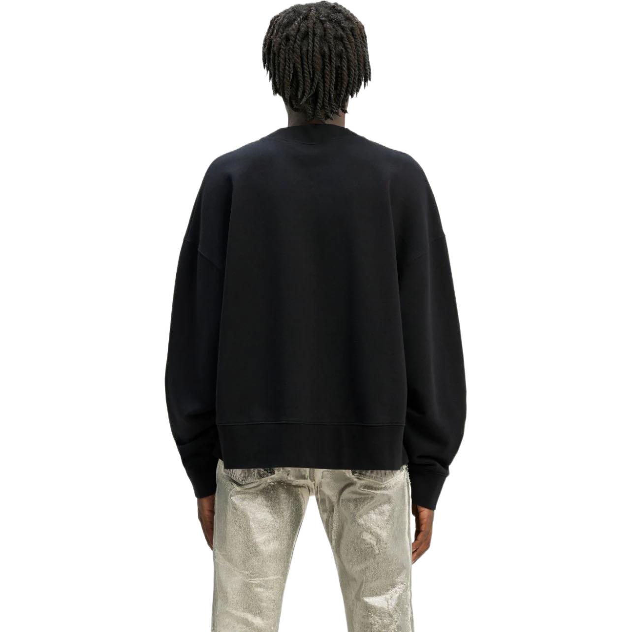 Shop Palm Angels FW22 星星噴漆印花黑綠圓領衫 男款衛衣 PMBA026C99FLE0081055