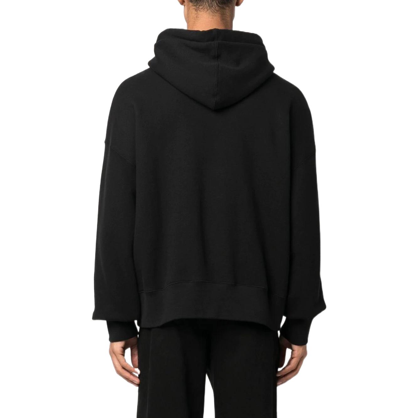 PALM ANGELS FW22 Teddy Bear Logo Print Hoodie  Black PMBB058C99FLE0051060 圖 4