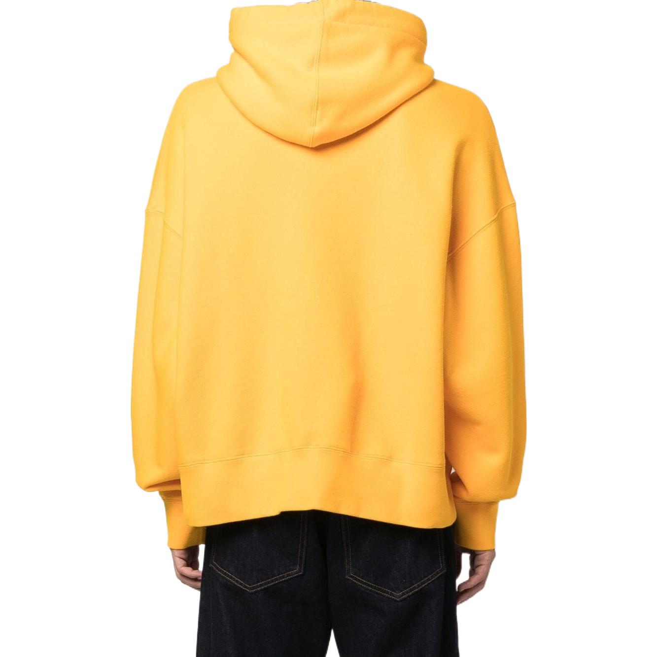 Shop Palm Angels 男士 FW22 黄色卡通印花连帽衫. PMBB058F22FLE0081660