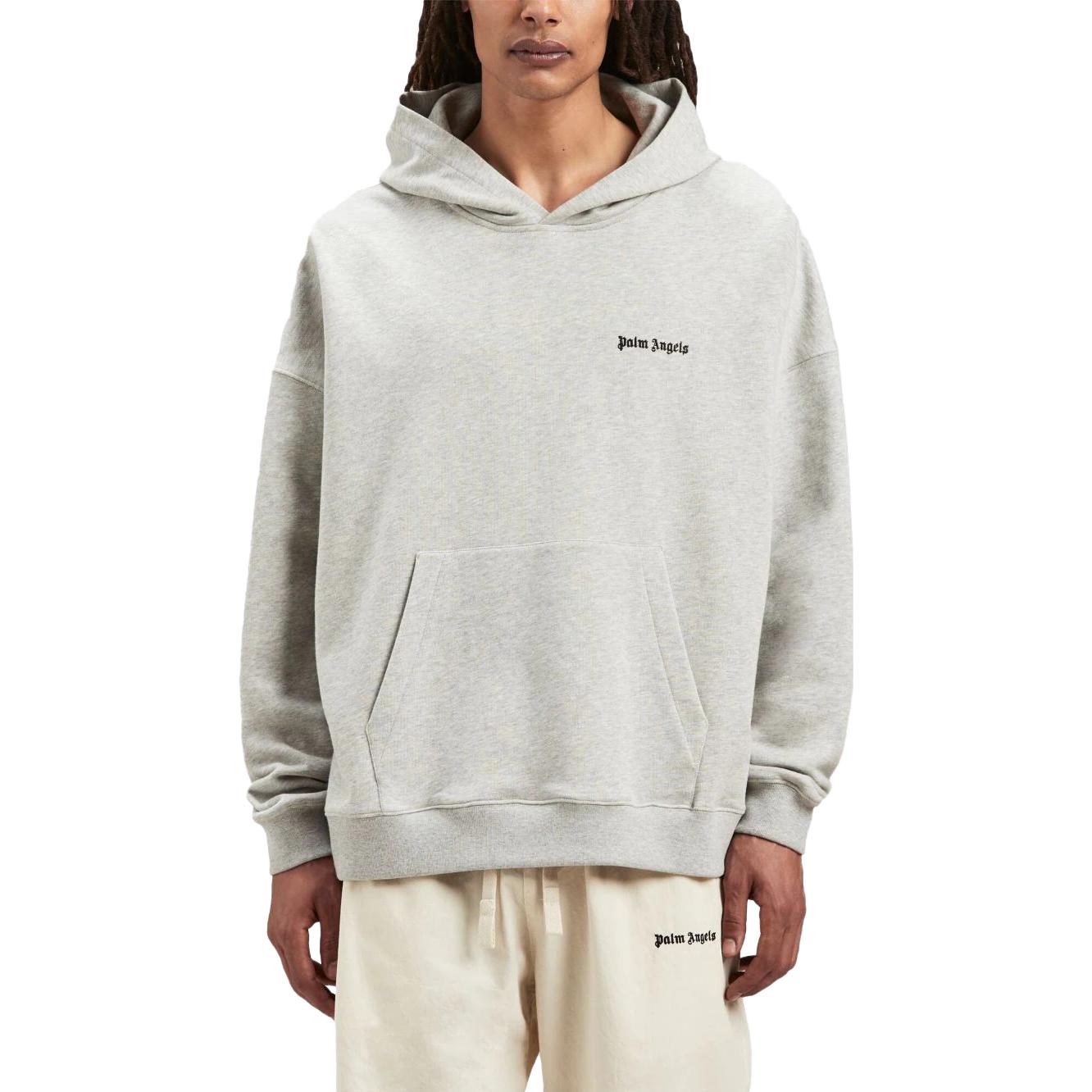 PALM ANGELS FW23  Gray Hoodie with Letter Pattern. PMBB126F23FLE0010810 圖 3